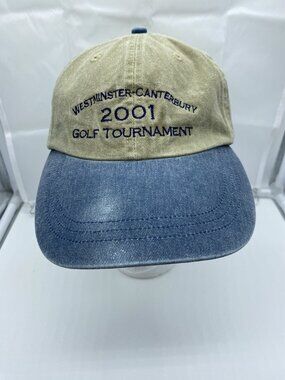 Westminster Canterbury Golf Tournament 2001 Hat Cap Adjustable Strap Back